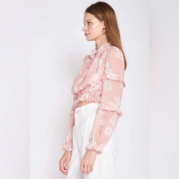 NWT En Saison Gabbly Blouse - Picture 3 of 4